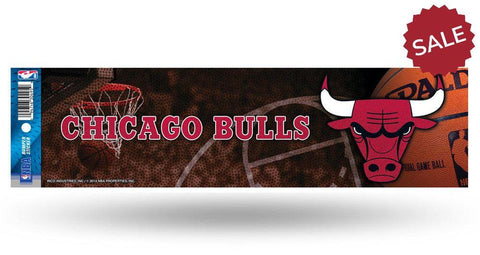 Chicago Bulls Decal Bumper Sticker Glitter - Team Fan Cave