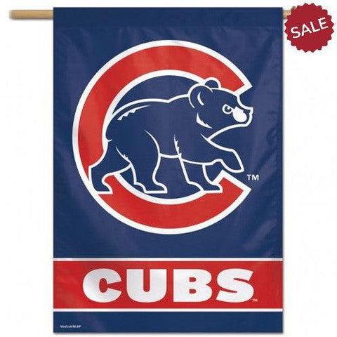 Chicago Cubs Banner 28x40 Vertical