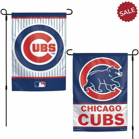 Chicago Cubs Flag 12x18 Garden Style 2 Sided