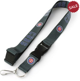 Chicago Cubs Lanyard Charcoal