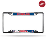 Chicago Cubs License Plate Frame Chrome EZ View - Team Fan Cave