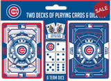 Chicago Cubs Playing Cards and Dice Set