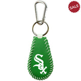 Chicago White Sox Keychain Team Color Baseball St. Patrick's Day CO-0