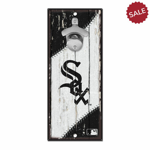 Chicago White Sox Sign Wood 5x11 Bottle Opener - Special Order