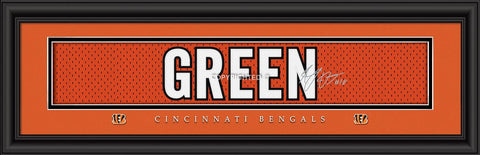 Cincinnati Bengals A.J. Green Print - Signature 8"x24" - Team Fan Cave