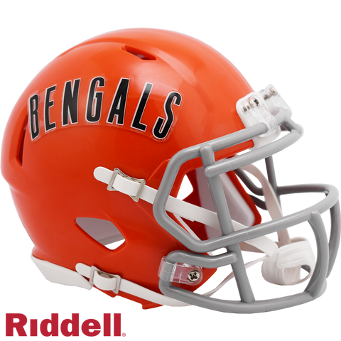 Cincinnati Bengals Helmet Riddell Replica Mini Speed Style 1968-1979 T/B-0