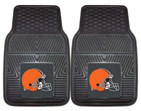 Cleveland Browns Car Mats Heavy Duty 2 Piece Vinyl