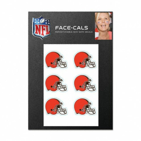 Cleveland Browns Tattoo Face Cals