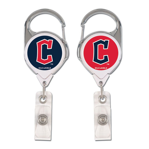 Cleveland Guardians Badge Holder Premium Retractable-0