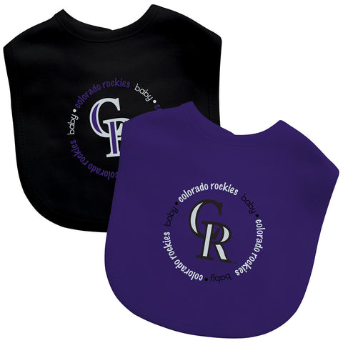 Colorado Rockies Baby Bib 2 Pack-0