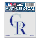 Colorado Rockies Decal 3x4 Multi Use Color-0