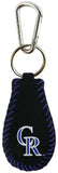 Colorado Rockies Team Color Baseball Keychain - Team Fan Cave