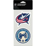 Columbus Blue Jackets Set of 2 Die Cut Decals