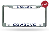 Dallas Cowboys License Plate Frame Chrome