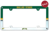 Dallas Stars License Plate Frame - Full Color-0