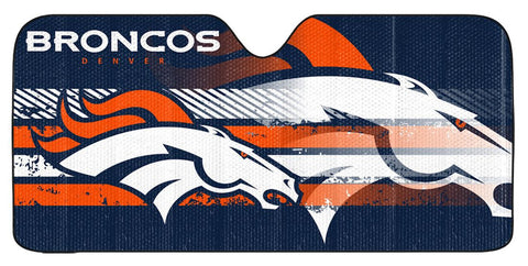 Denver Broncos Auto Sun Shade - 59"x27"-0