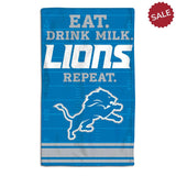 Detroit Lions Baby Burp Cloth 10x17