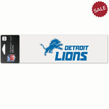 Detroit Lions Decal 3x10 Perfect Cut Wordmark Color