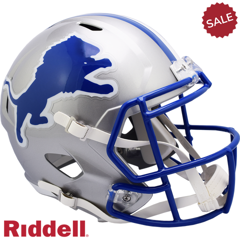 Detroit Lions Helmet Riddell Replica Full Size Speed Style 1983-2002 T/B Special Order