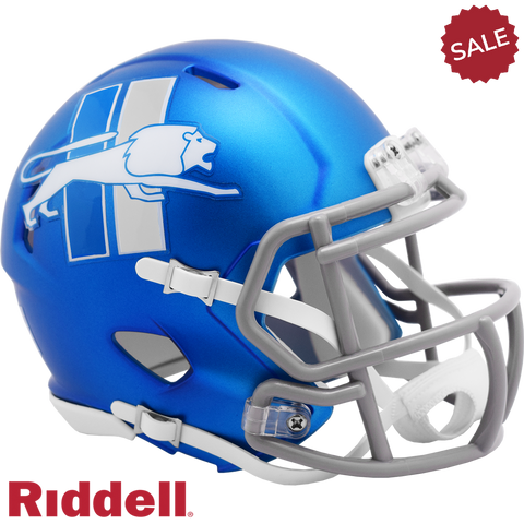 Detroit Lions Helmet Riddell Replica Mini Speed Style On-Field Alternate 2023