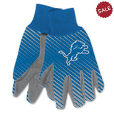 Detroit Lions Two Tone Adult Size Gloves