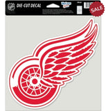 Detroit Red Wings Decal 8x8 Die Cut Color