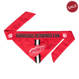 Detroit Red Wings Pet Bandanna Size M