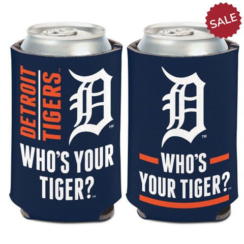 Detroit Tigers Can Cooler Slogan Design Special Order