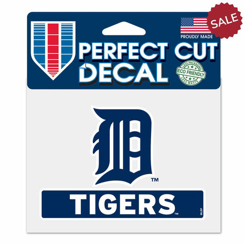 Detroit Tigers Decal 4.5x5.75 Perfect Cut Color - Special Order