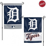 Detroit Tigers Flag 12x18 Garden Style 2 Sided