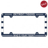 Detroit Tigers License Plate Frame Plastic Full Color Style