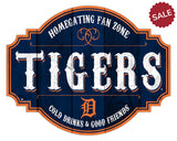 Detroit Tigers Sign Wood 12 Inch Homegating Tavern - Special Order