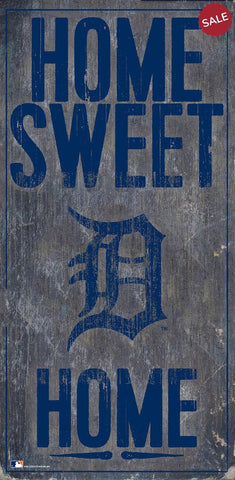 Detroit Tigers Sign Wood 6x12 Home Sweet Home Design