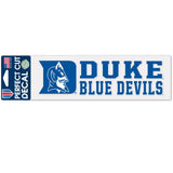 Duke Blue Devils Decal 3x10 Perfect Cut Wordmark Color-0