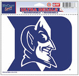 Duke Blue Devils Decal 5x6 Ultra Color