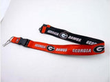 Georgia Bulldogs Lanyard Reversible