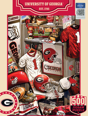 Georgia Bulldogs Puzzle 500 Piece Locker Room-0