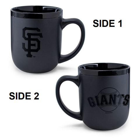 San Francisco Giants Coffee Mug 17oz Matte Black-0