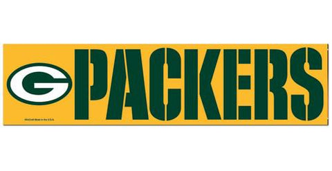 Green Bay Packers Decal Bumper Sticker