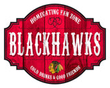 Chicago Blackhawks Sign Wood 12 Inch Homegating Tavern - Special Order-0