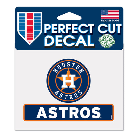 Houston Astros Decal 4.5x5.75 Perfect Cut Color - Special Order-0