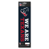 Houston Texans Decal Die Cut Slogan Pack - Team Fan Cave