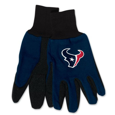 Houston Texans Two Tone Adult Size Gloves-0