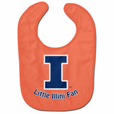 Illinois Fighting Illini Baby Bib All Pro