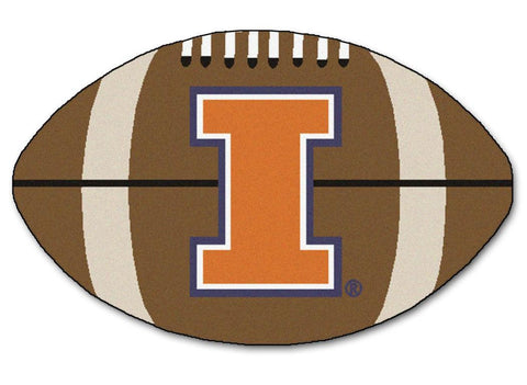 Illinois Fighting Illini Football Mat 22x35 - Special Order - Team Fan Cave