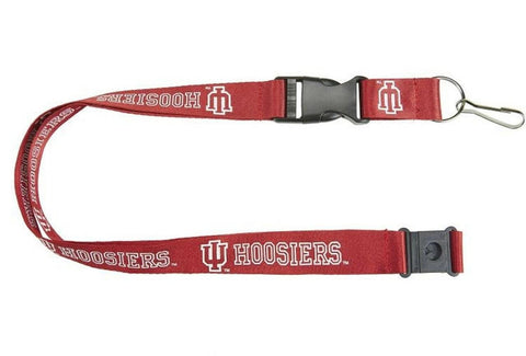 Indiana Hoosiers Lanyard Red - Team Fan Cave