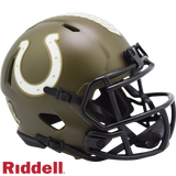 Indianapolis Colts Helmet Riddell Replica Mini Speed Style Salute To Service-0