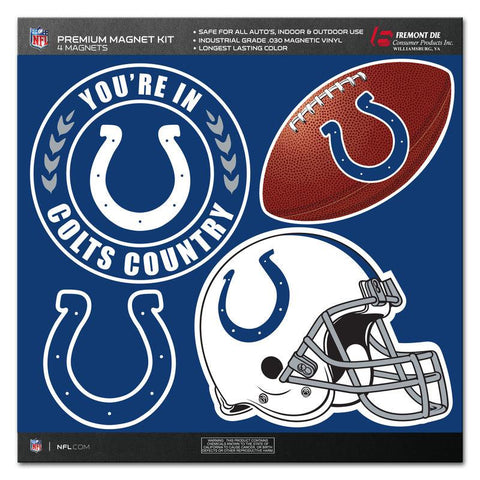 Indianapolis Colts Magnet Kit 4 Piece - Team Fan Cave