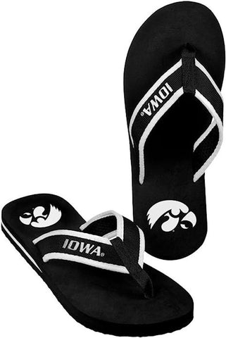 Iowa Hawkeyes Flip Flop - Men Contour - (1 Pair) - M-0