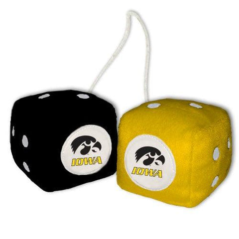 Iowa Hawkeyes Fuzzy Dice - Team Fan Cave